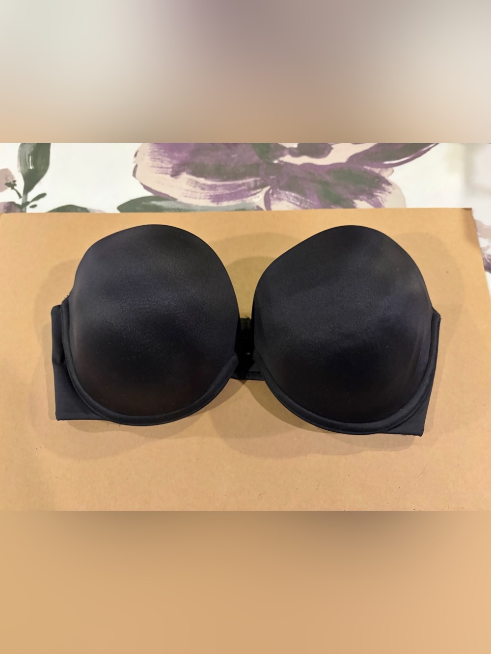 Victoria's Secret Black Strapless Bustier Bra